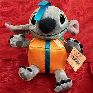 NWT Disney Store 6” Plush - Happy Birthday - Stitch inside a Present